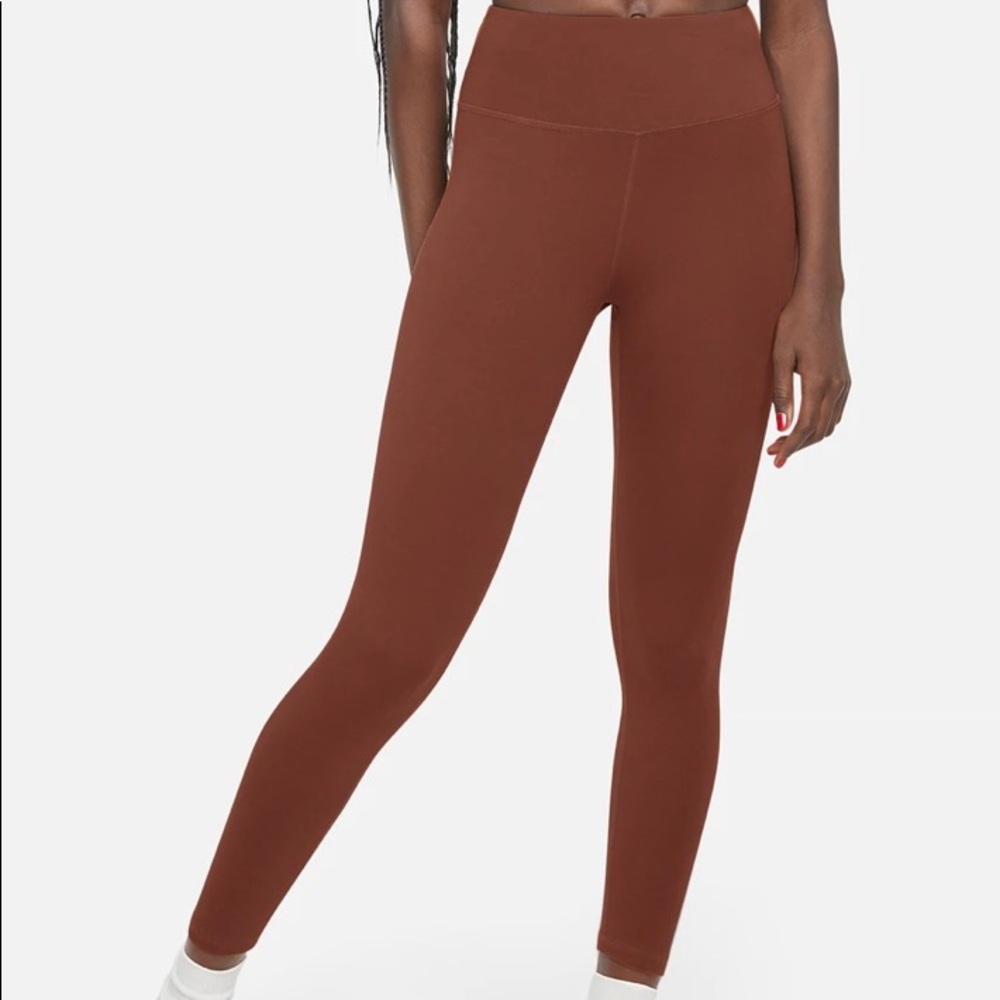 BNWT MATE the Label stretch legging cocoa size S